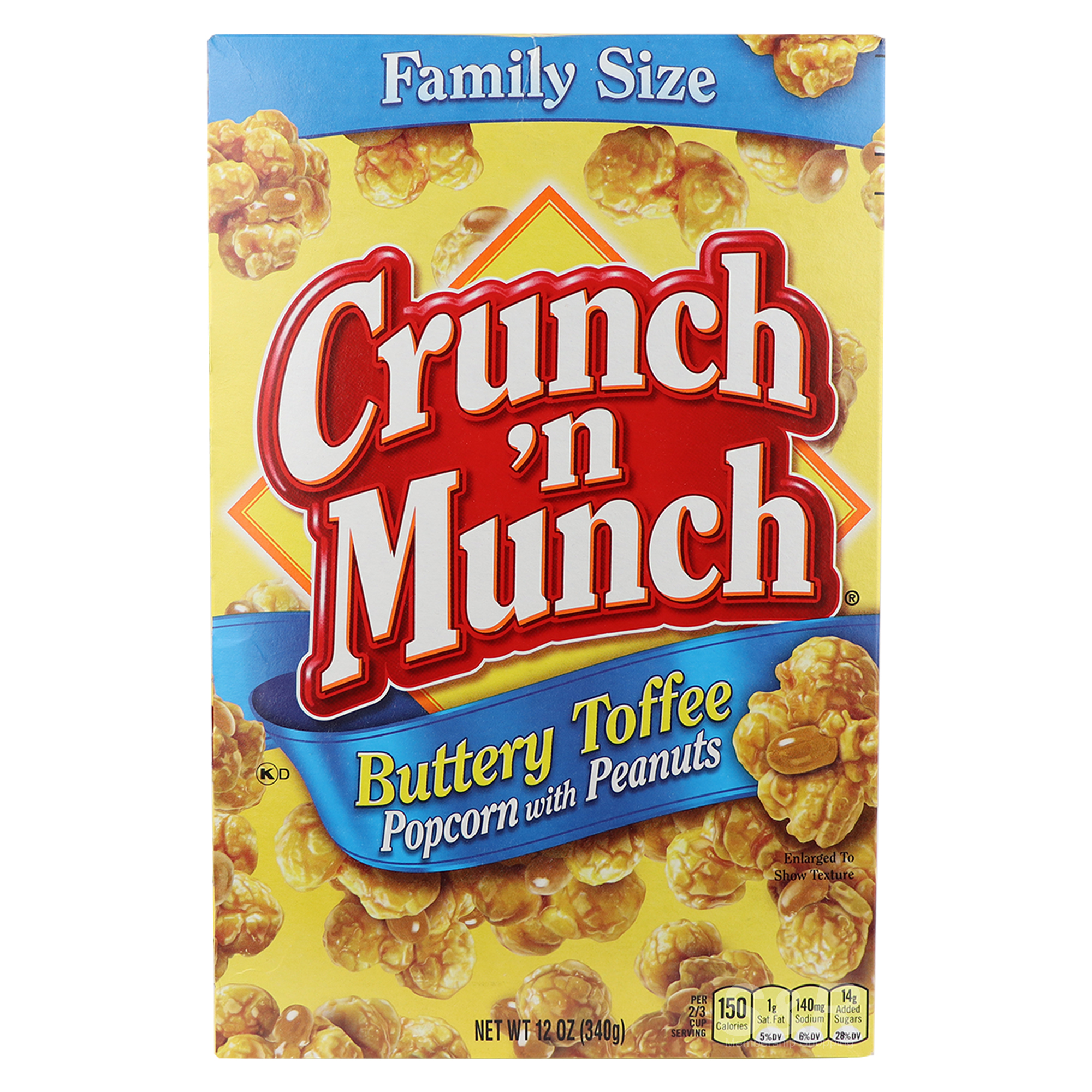 Crunch 'N Munch Buttery Toffee Popcorn with Peanuts 240g Crunch 'N Munch Buttery Toffee Popcorn with Peanuts 240g